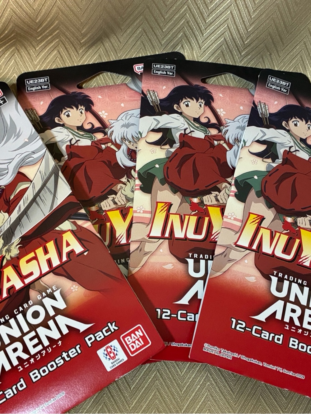 Inuyasha-Union Arena 4 Booster Packs